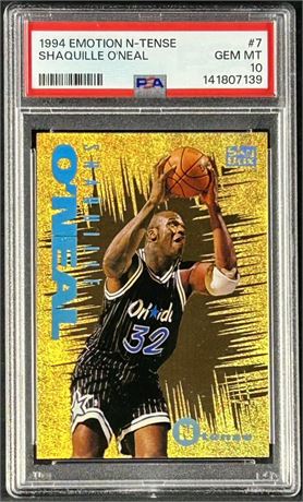 1994 Skybox Emotion N-Tense #7 Shaquille O'Neal PSA 10 GEM MINT