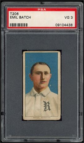 1909-1911 T206 Sovereign 350 Emil Batch PSA 3