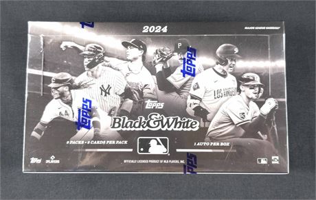 2024 Topps Black & White Factory Sealed Hobby Box