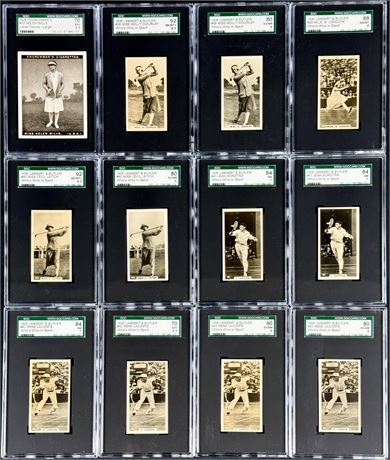 1926 Lambert & Butler Who's Who In Sport SGC Graded Lot (11)