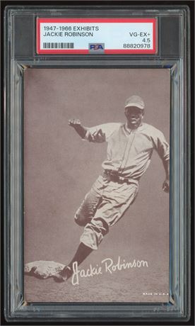 1947-1966 Exhibits Jackie Robinson PSA 4.5 VGEX+