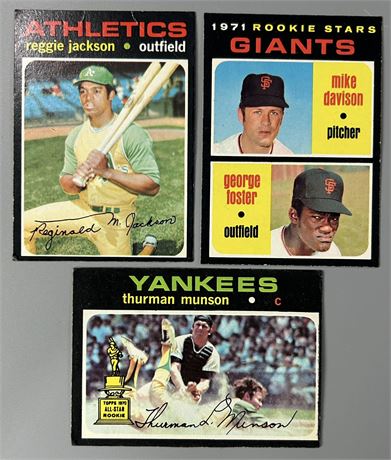 1971 Topps Star Lot (3) COLOR ADDED (READ)