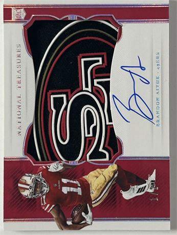 2020 Panini National Treasures Brandon Aiyuk RPA 1/2 Sick Patch