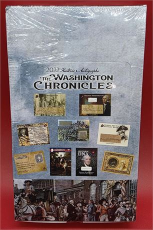 2022 Historic Autographs The Washington Chronicles Hobby Box