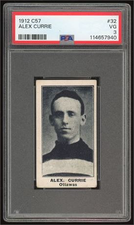 1912 C57 #32 Alex Currie PSA 3 VG