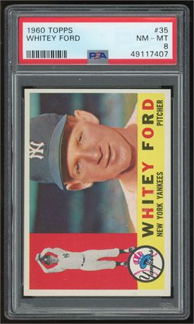 1960 Topps #35 Whitey Ford PSA 8 NMMT