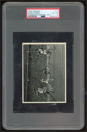 1936 Yramos #13 Jesse Owens Sommer Olympiade SR F PSA 4 VGEX