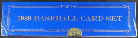 1989 Topps Tiffany Baseball Complete Set (1-792) Factory Sealed