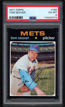 1971 Topps #160 Tom Seaver PSA 6