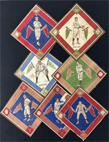 (7) 1914 B18 Blankets Lot w/ Chance and Miller
