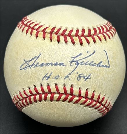 Harmon Killebrew Signed Official American League Baseball JSA