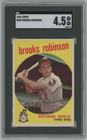 1959 Topps #439 Brooks Robinson SGC 4.5 VGEX