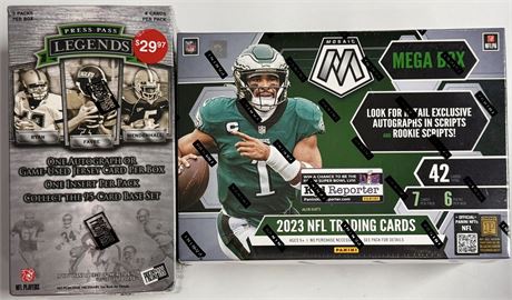 2009-2023 NFL Football Sealed Boxes Lot (2) READ