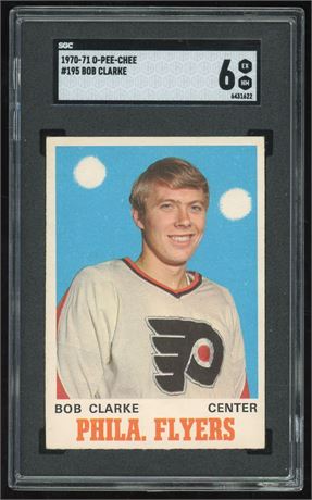 1970 O-Pee-Chee #195 Bob Clarke RC SGC 6 EXNM