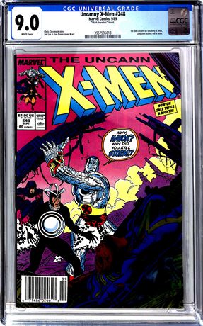 Uncanny X-Men #248 (1989) CGC 9.0 Mark Jewelers Insert Newsstand