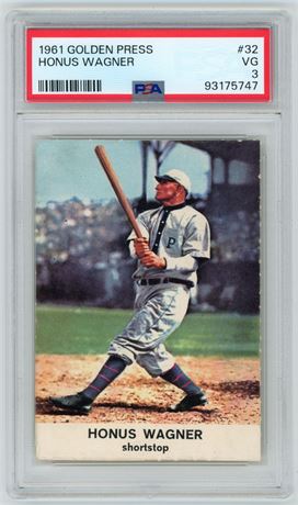 1961 Golden Press #32 Honus Wagner PSA 3 VG
