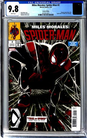 Miles Morales: Spider-Man #2 (2023) CGC 9.8 VARIANT