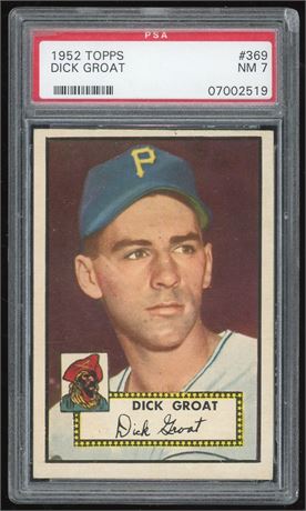 1952 Topps #369 Dick Groat Hi # PSA 7 NM