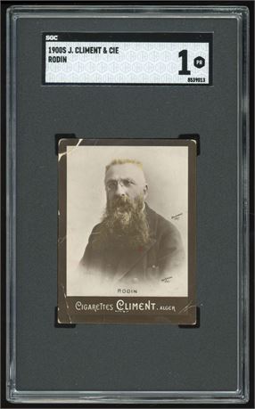 1900s J. Climent & Cie Auguste Rodin SGC 1 POOR