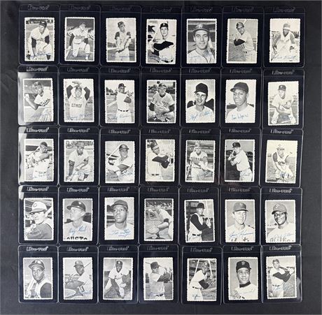 1969 Topps Deckle Set (1-33) w/ Rose, Mays, Clemente, and McCovey VGEX