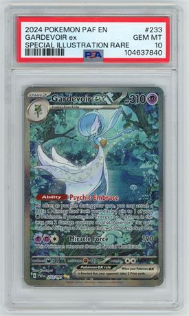 2024 Pokemon Paf EN Gardevoir ex Special Illustration Rare PSA 10 GEM MINT