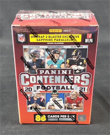 2021 Panini Contenders Football Factory Sealed Retail Blaster