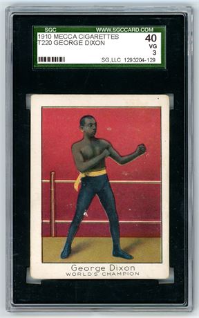 1910 T220 Mecca George Dixon SGC 3 (READ)