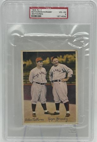 1936 R312 Sothoron/Hornsby PSA 4 VGEX