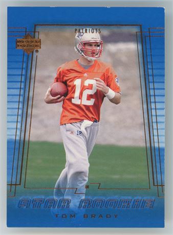 2000 Upper Deck #254 Tom Brady Star Rookie (READ)