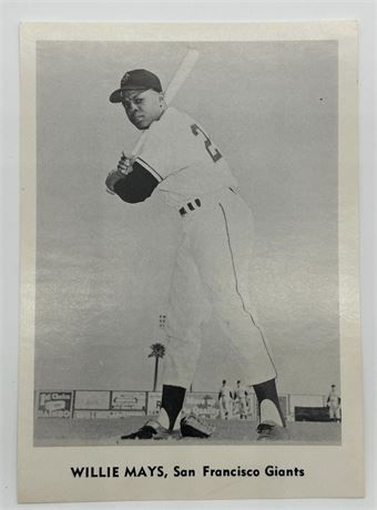 1958-65 Jay Publishing Willie Mays 5x7