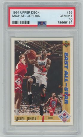 1991 Upper Deck #69 Michael Jordan PSA 10 GEM MINT