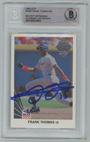 1994 Leaf #A300 Frank Thomas Autograph BGS Authentic