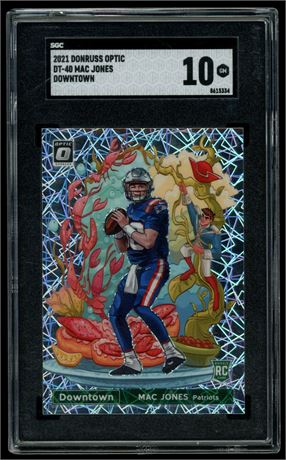 2021 Donruss Optic Mac Jones Downtown SGC 10
