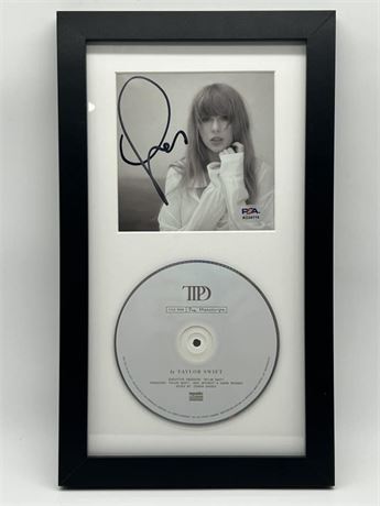 Taylor Swift Autographed & Framed CD Cover "The Manuscript" w/ PSA COA