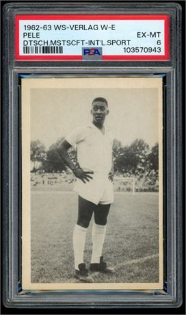 1962 WS-Verlag W-E Pele Dtsch.Mstscft-Int'l.Sport PSA 6 EXMT