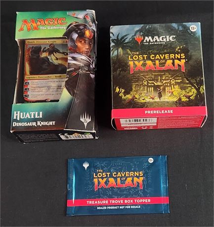 MTG: Ixalan Planewalker Deck: Huatli-Dinosaur Knight w/Prerelease & Box Topper