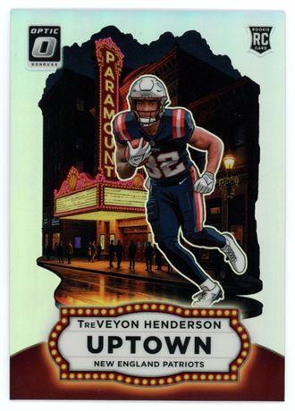 2025 Panini Donruss Optic #23 TreVeyon Henderson RC Downtown SSP Case Hit