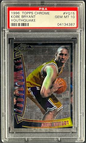 Collector Investor Auctions - 1996 Topps Chrome Kobe Bryant RC