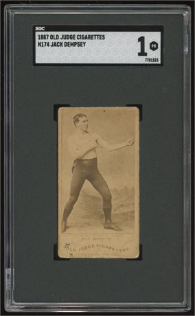1887 Old Judge N174 Jack Dempsey RC SGC 1 POOR