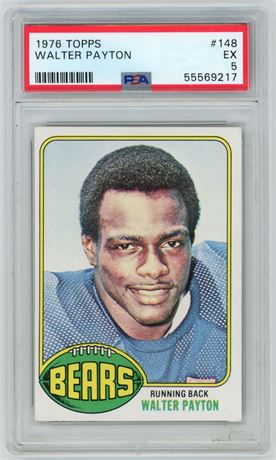 1976 Topps #148 Walter Payton RC PSA 5 EX