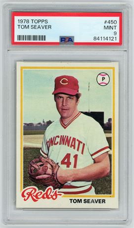 1978 Topps #450 Tom Seaver PSA 9 MINT