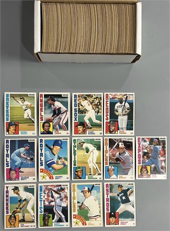 1984 O-Pee-Chee Baseball Complete Set w/ Mattingly RC & Strawberry RC NM AVG
