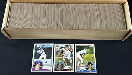 1983 Topps Baseball Complete Set (1-792) Sharp NM-MT Set