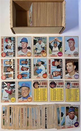 1968 Topps Baseball Partial Set (367/598) VG+ Avg Condition
