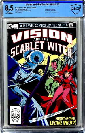 Vision and the Scarlet Witch #1 (1982) CBCS 8.5 1st Appearance of Samhain