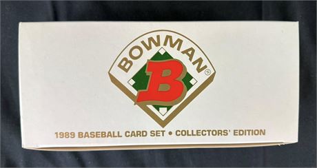 1989 Bowman Tiffany Baseball Collectors Edition Near Complete Set